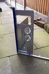 rear view of motherboard mounting